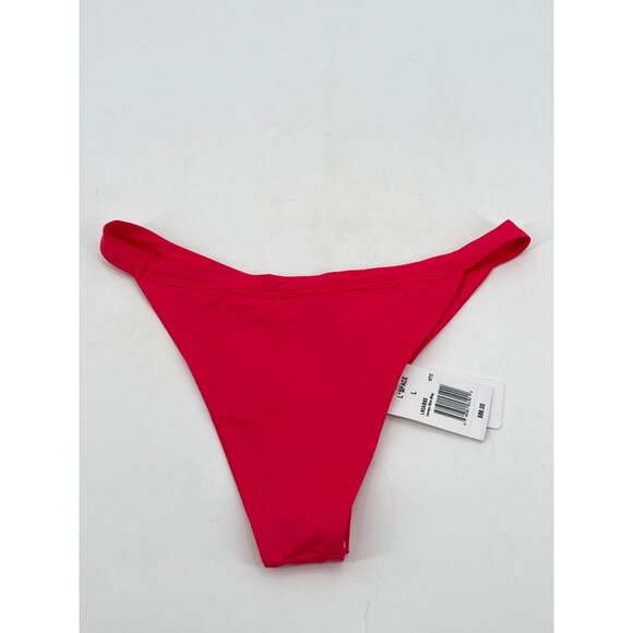 L Space Womens Camdyn Bikini Bottom Bitsy Hot Pink Size L - Picture 7 of 10